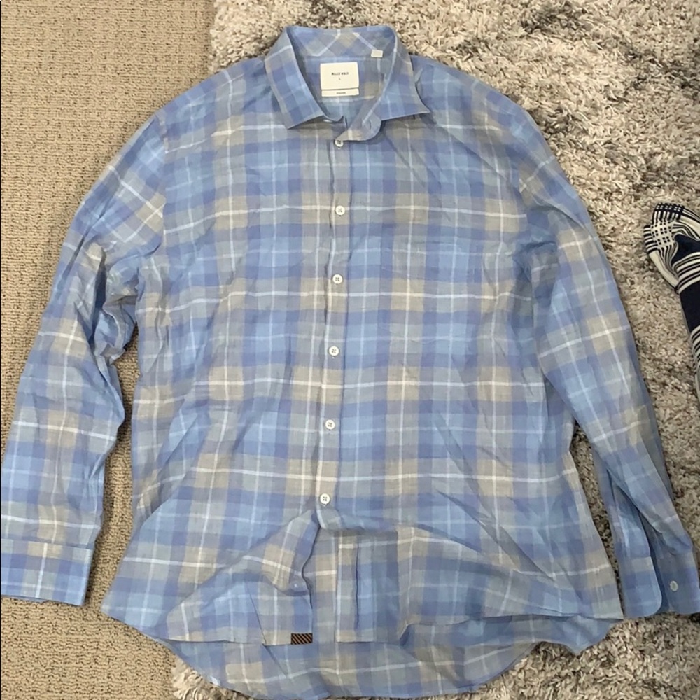 Billy Reid blue button down